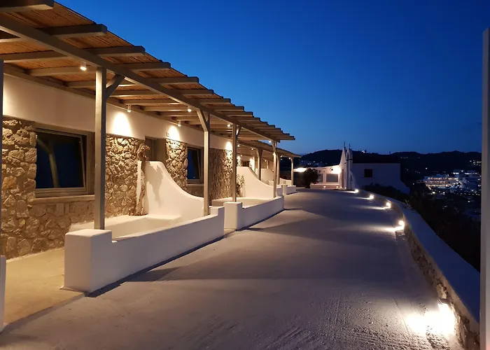 아파트호텔 Mykonos Azure 프사로우